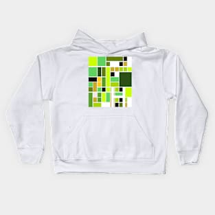 Natural colours  - geometric linear abstract Kids Hoodie